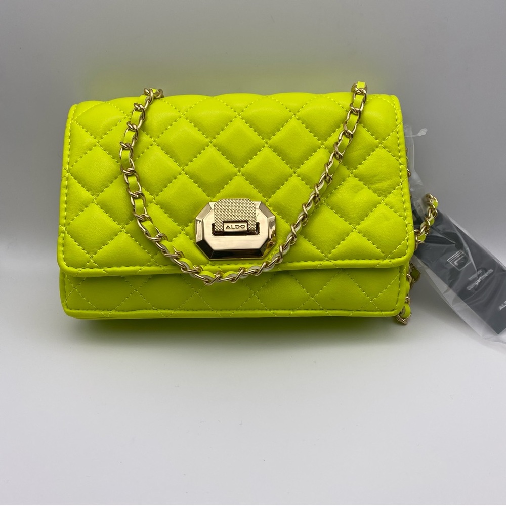 Aldo Neo Green Bressanvido Women's Crossbody Shoulder Strap Bags - Picture 7 of 12
